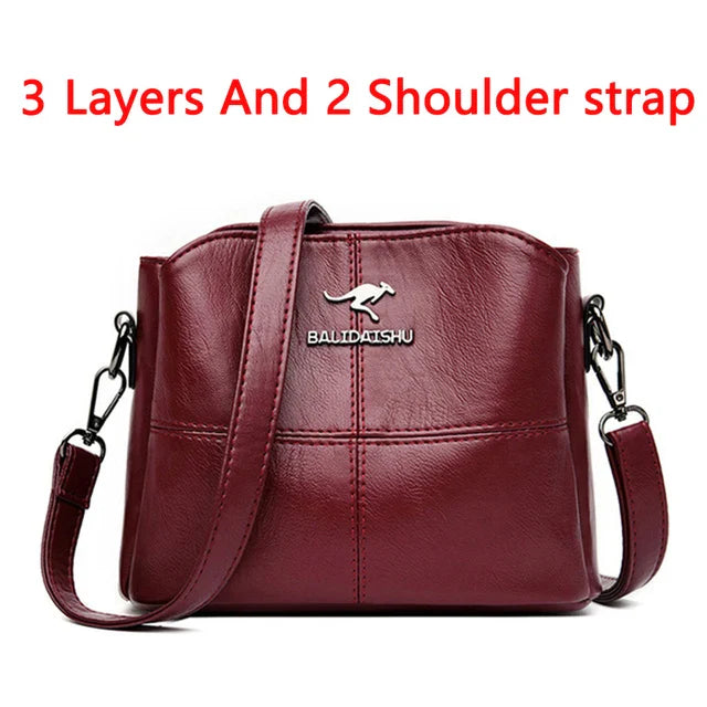 Designer Brand Eco-Leather Small Shoulder Bag