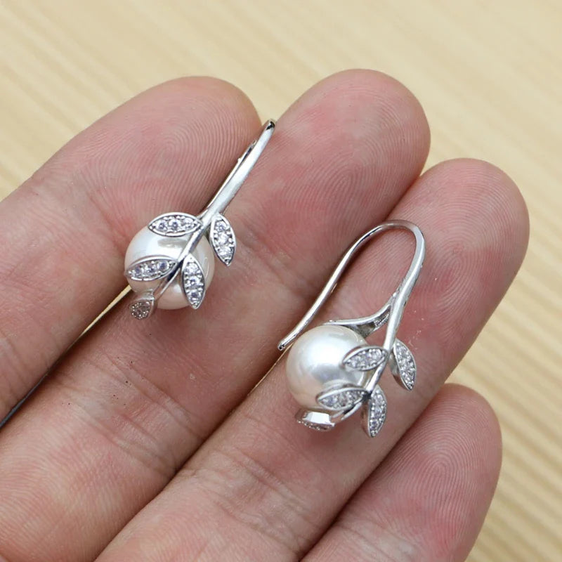 Matching Pearl Pendant, Drop Earrings, Ring  & Necklace Set