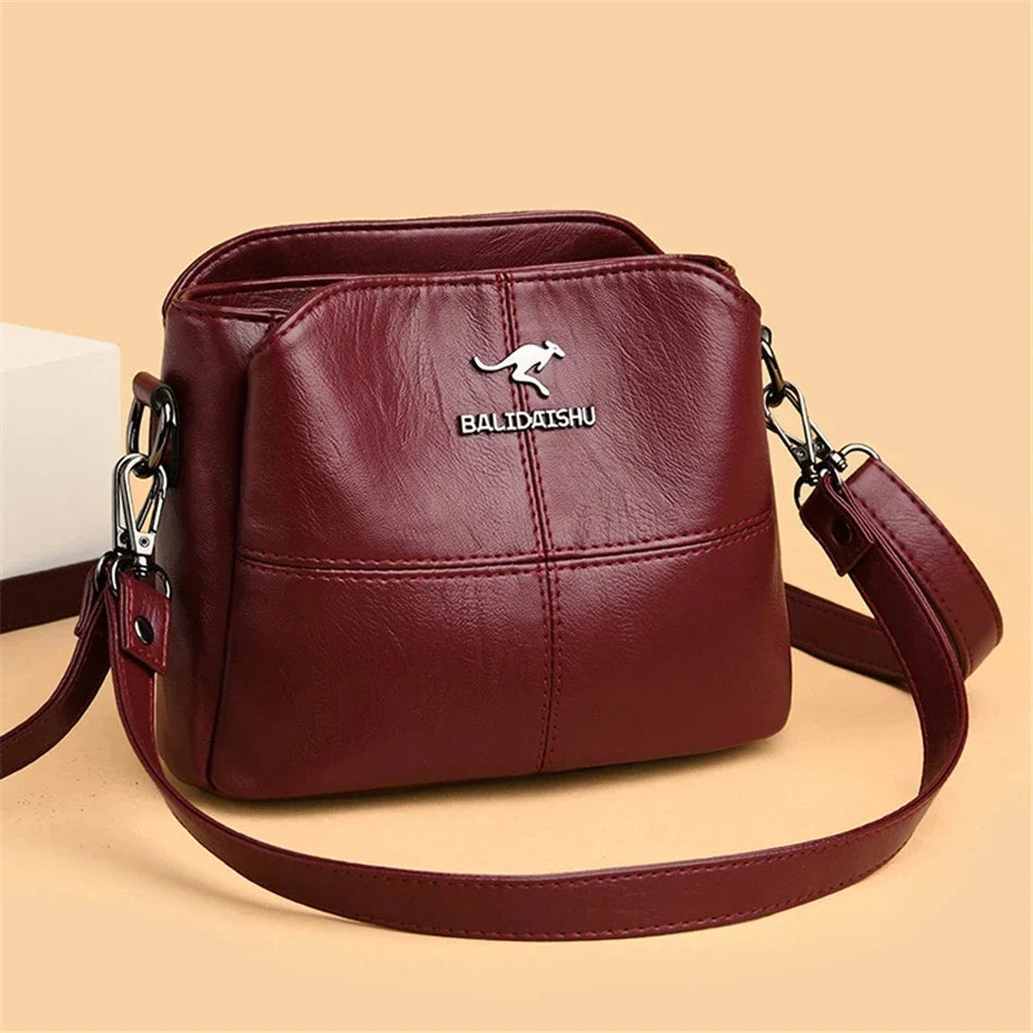 Designer Brand Eco-Leather Small Shoulder Bag