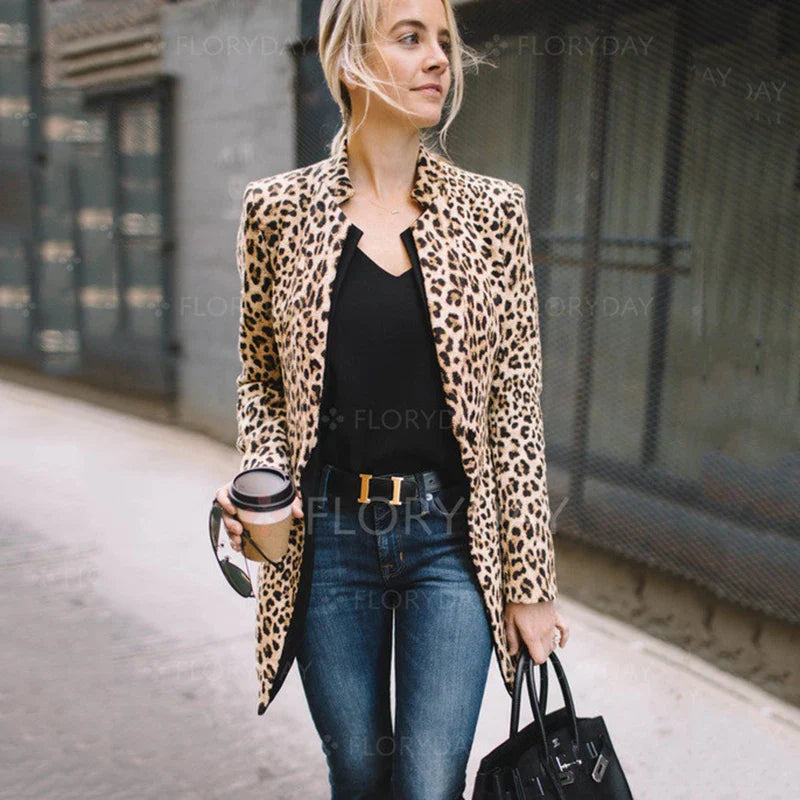 Fashion Lane Leopard Print Jacket