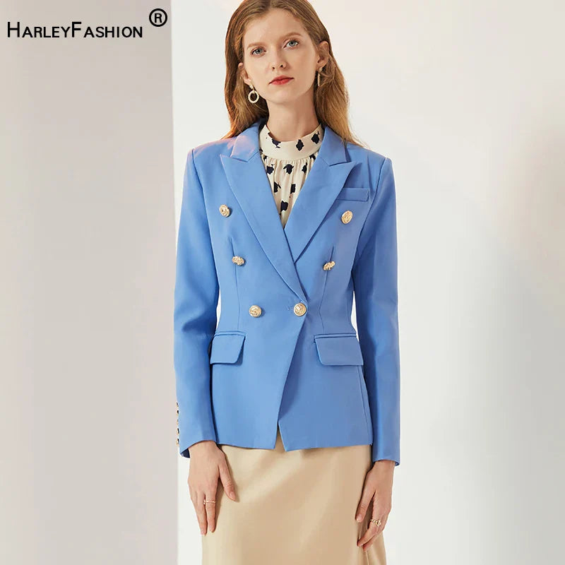 Undeniably Cute Double-Breasted Blazer