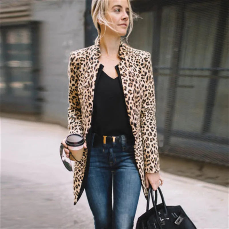 Fashion Lane Leopard Print Jacket