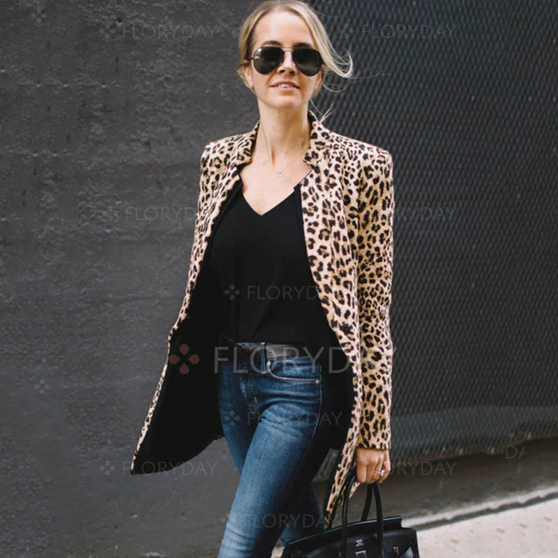 Fashion Lane Leopard Print Jacket