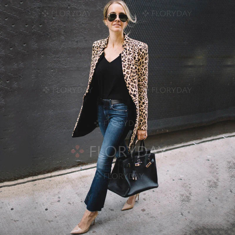 Fashion Lane Leopard Print Jacket