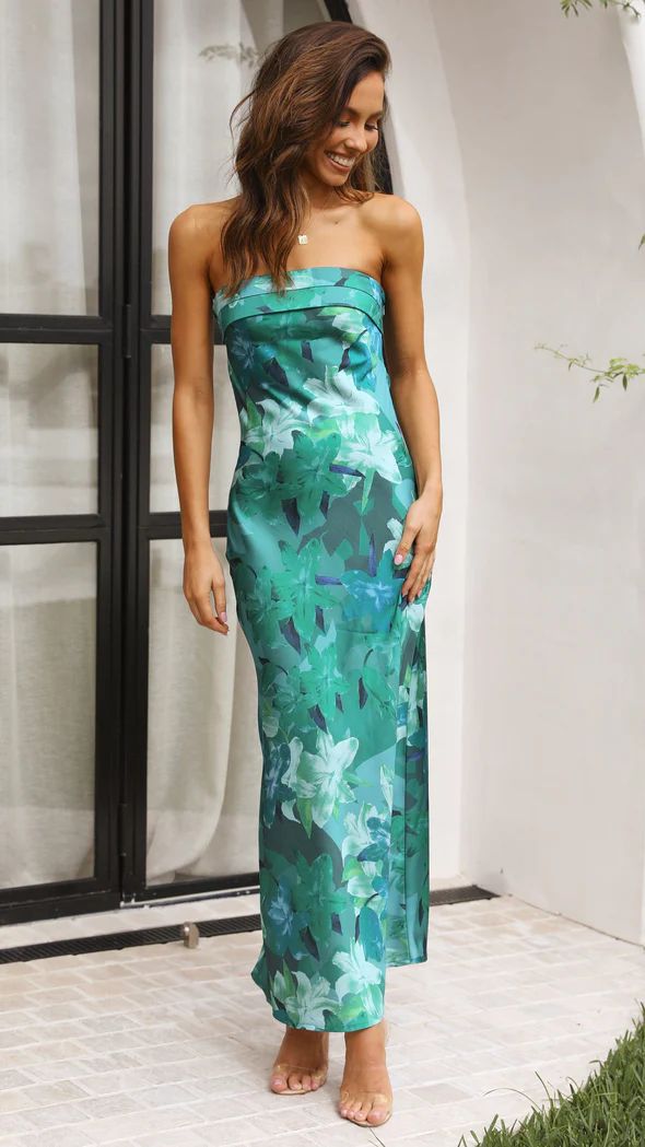 Floral Print Sleeveless Backless Maxi Dress