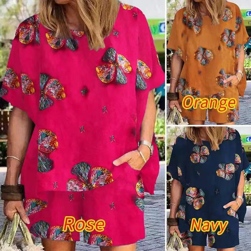 Retro Cotton Linen OVERSIZE Two-piece Set