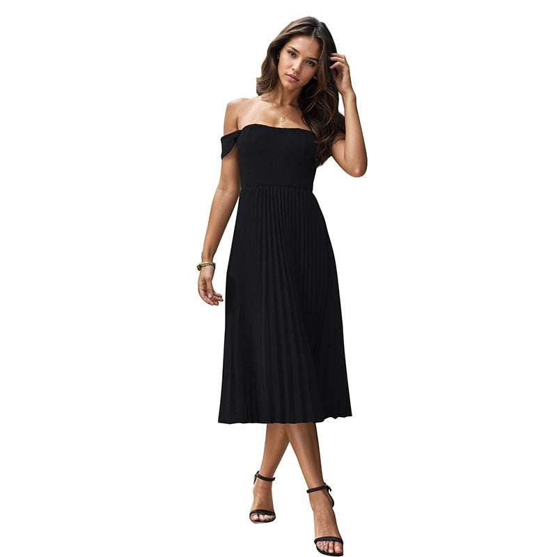 Summer Breeze Off-Shoulder Long Skirt Dress