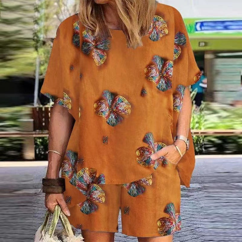 Retro Cotton Linen OVERSIZE Two-piece Set