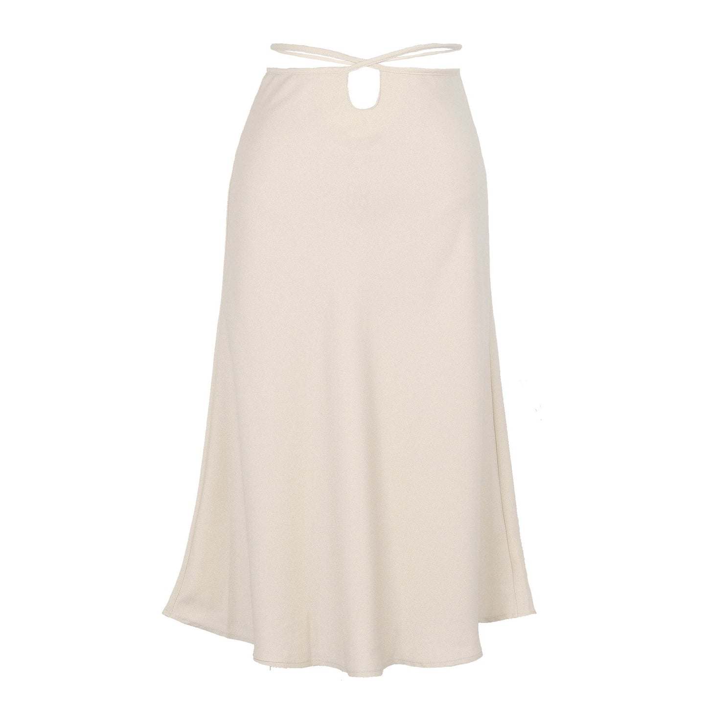 Forever Classy Keyhole Midi Skirt