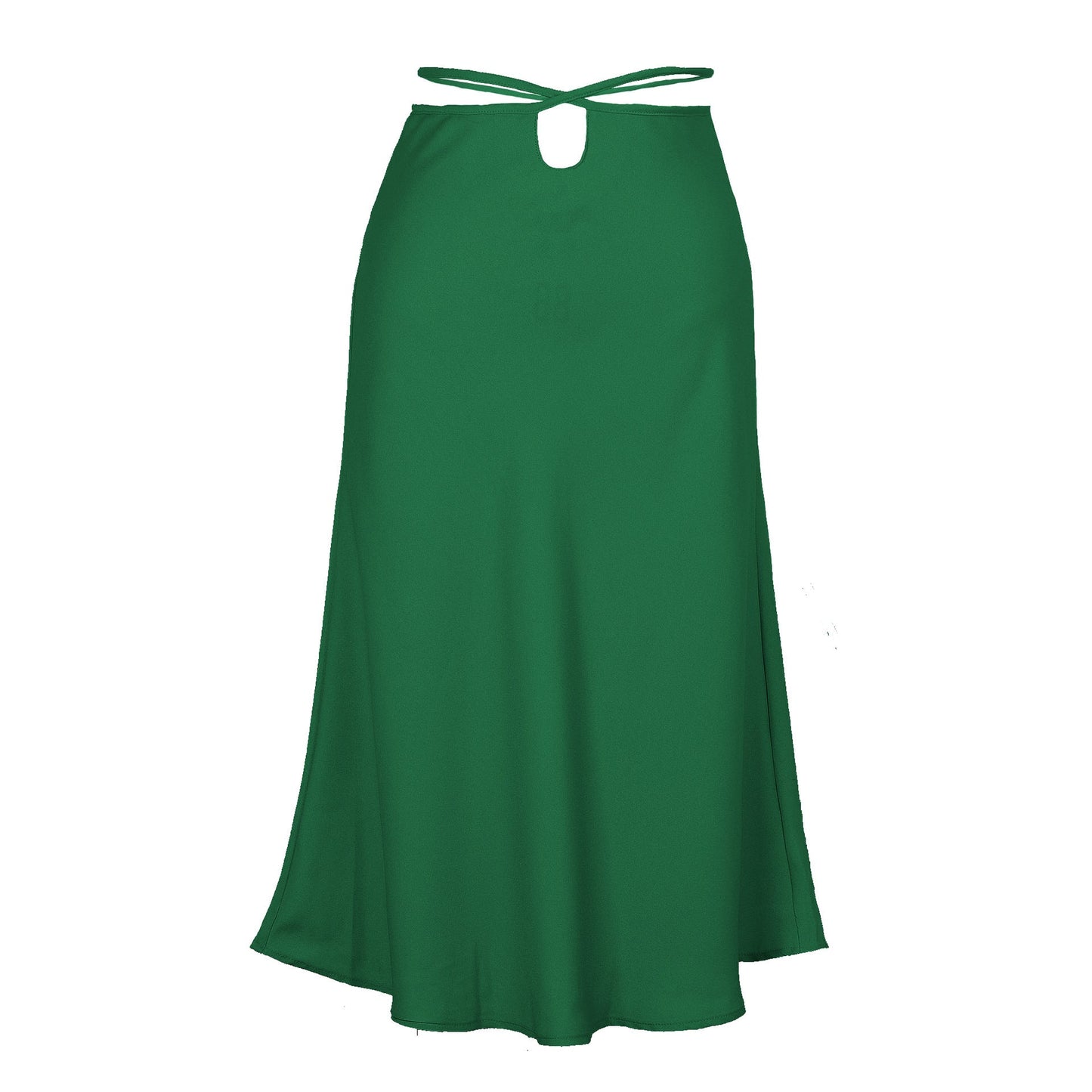 Forever Classy Keyhole Midi Skirt