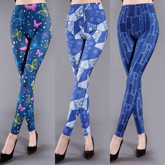 Leopard Luxe Milk Silk Printed Workout Leggings