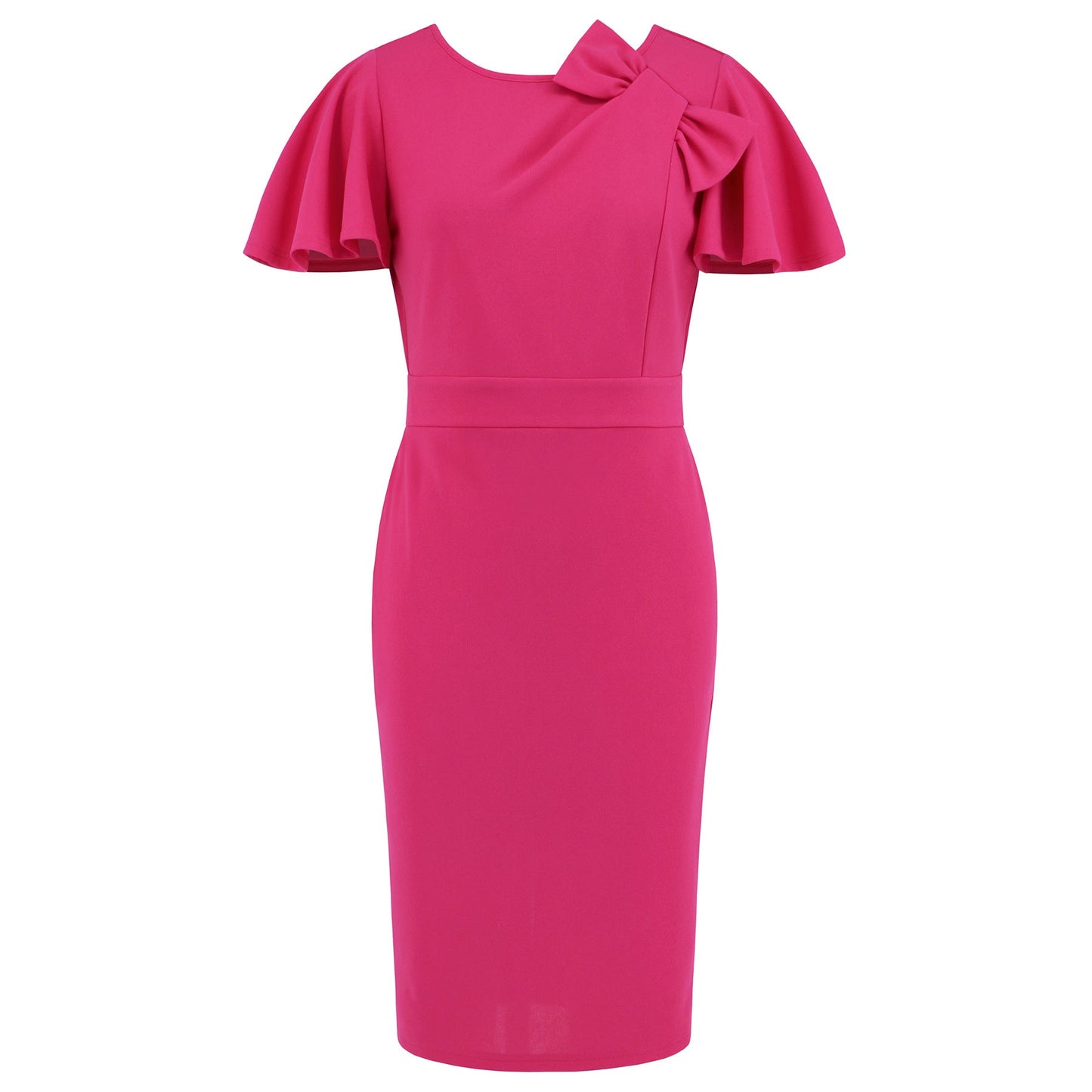 Classy Bow-Tie  Bodycon Business Dress