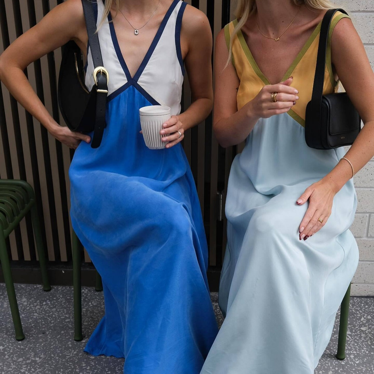 Vibrant Vibe V-neck Sleeveless Large Swing Dress