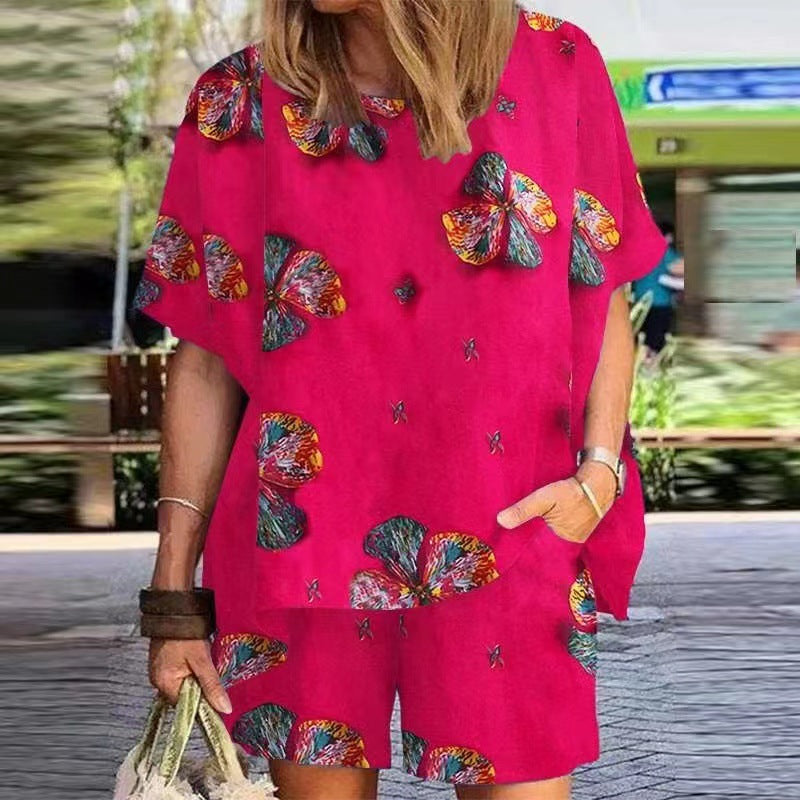 Retro Cotton Linen OVERSIZE Two-piece Set