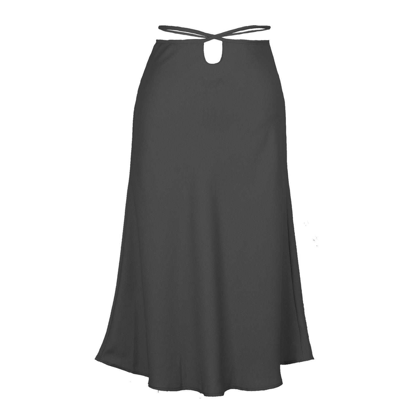 Forever Classy Keyhole Midi Skirt