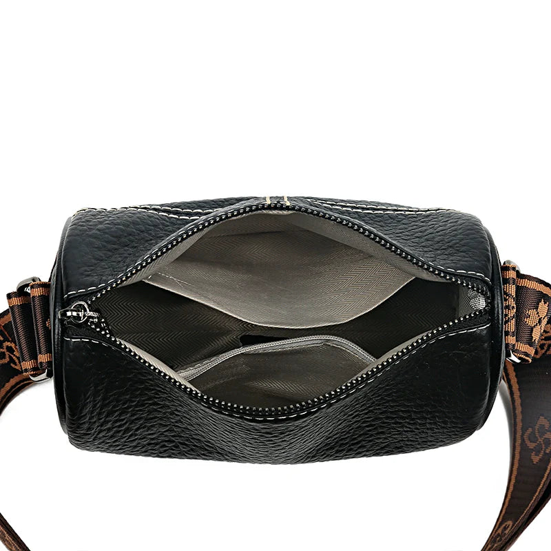 Stylish Genuine Leather Crossbody Shoulder Bag