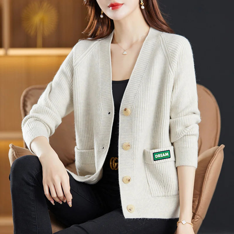 Sweater  V-neck  Cardigan Jacket