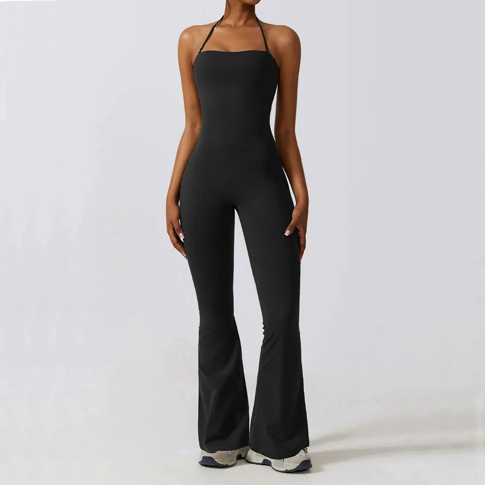 Jumpsuit One Piece Outfit Gym Fitness Bodysuit