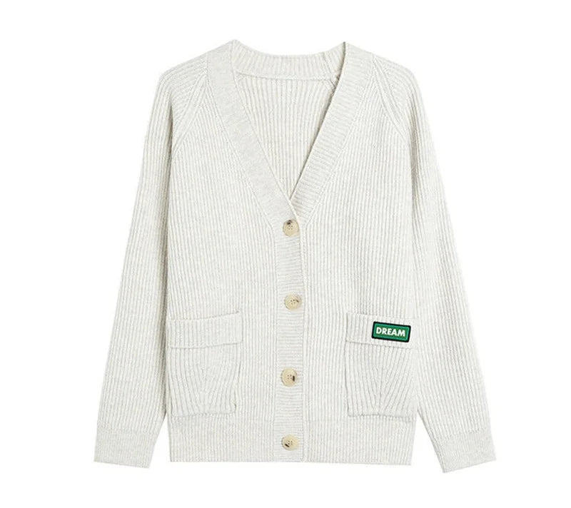 Sweater  V-neck  Cardigan Jacket