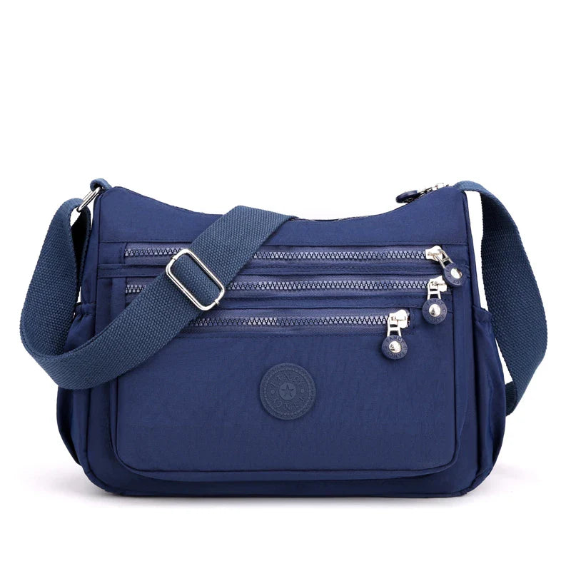 Large Capacity Crossbody Bag with Many Pockets