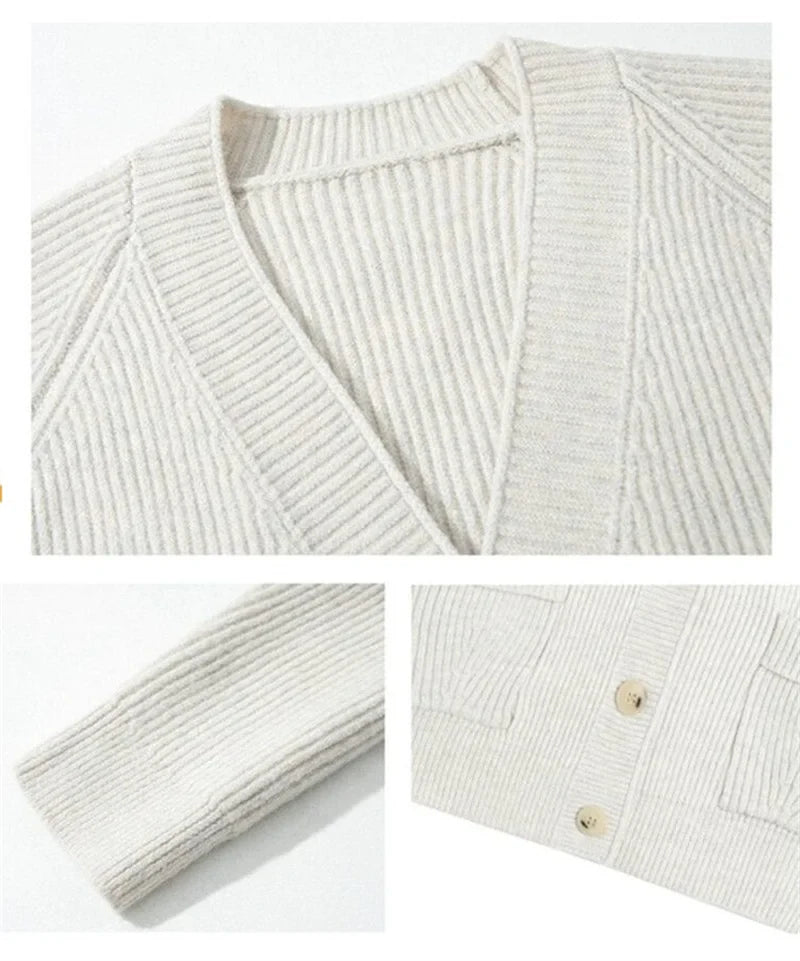 Sweater  V-neck  Cardigan Jacket