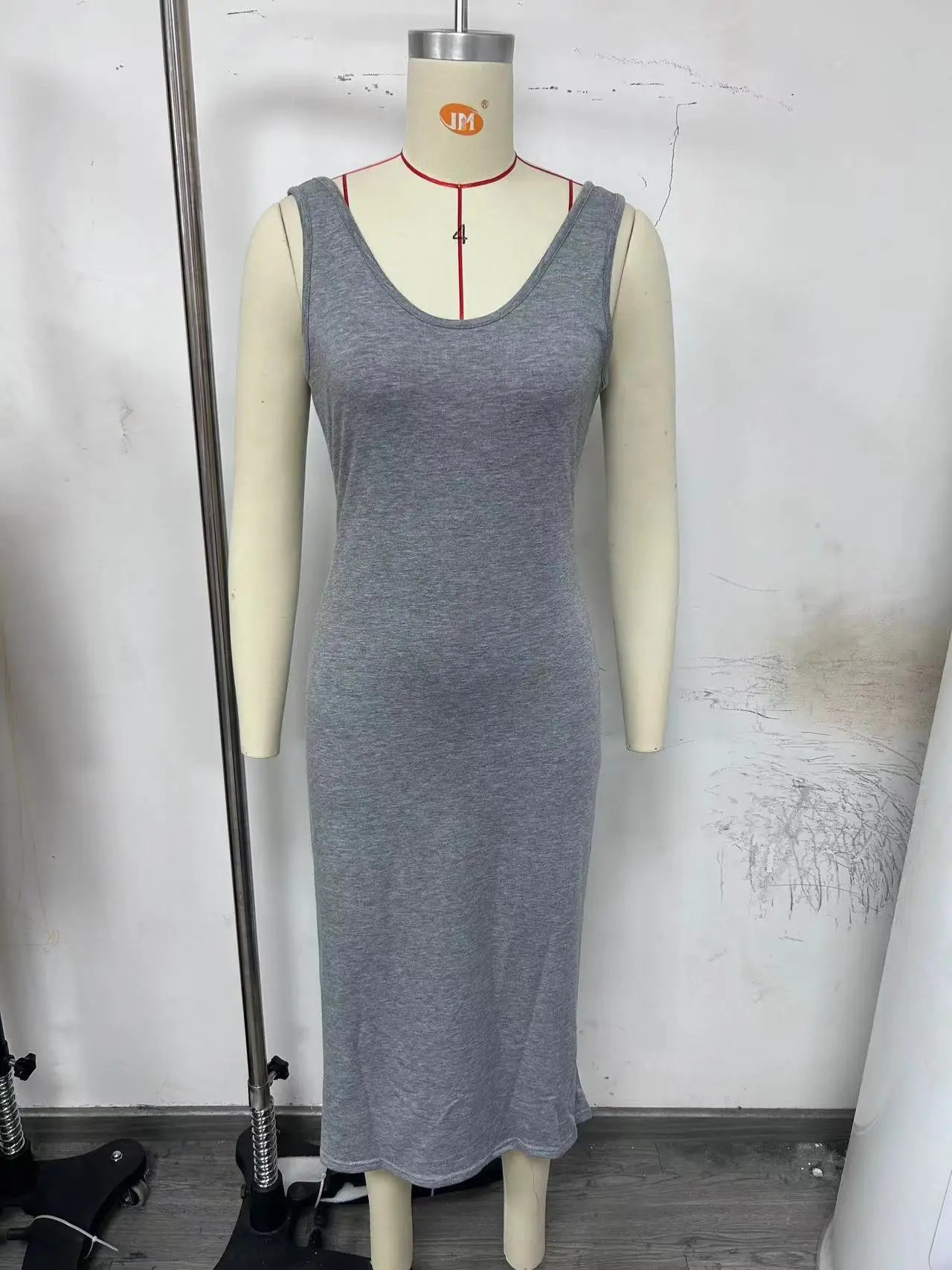 Sporty Slim Fit V-Neck Hooded Sweater Long Dress with Short Top- 2 Prices Set