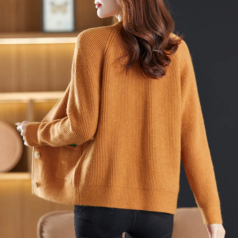 Sweater  V-neck  Cardigan Jacket