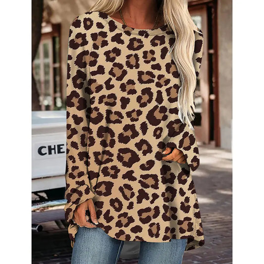 Sultry Chic Leopard Printed Top