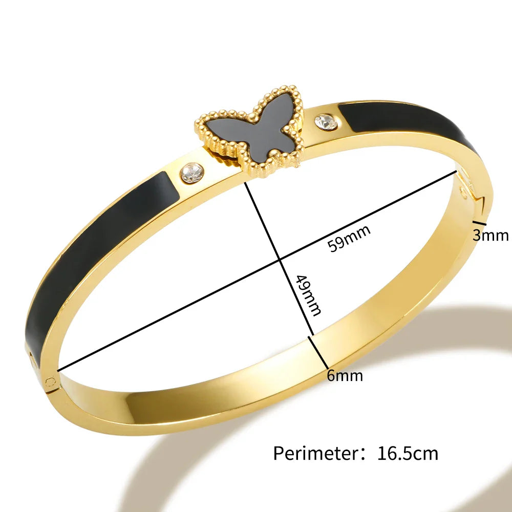 Exquisite Retro Butterfly Bracelet Bangles