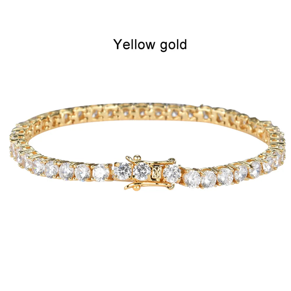 Exquisite Moissanite Diamond Tennis Bracelet.