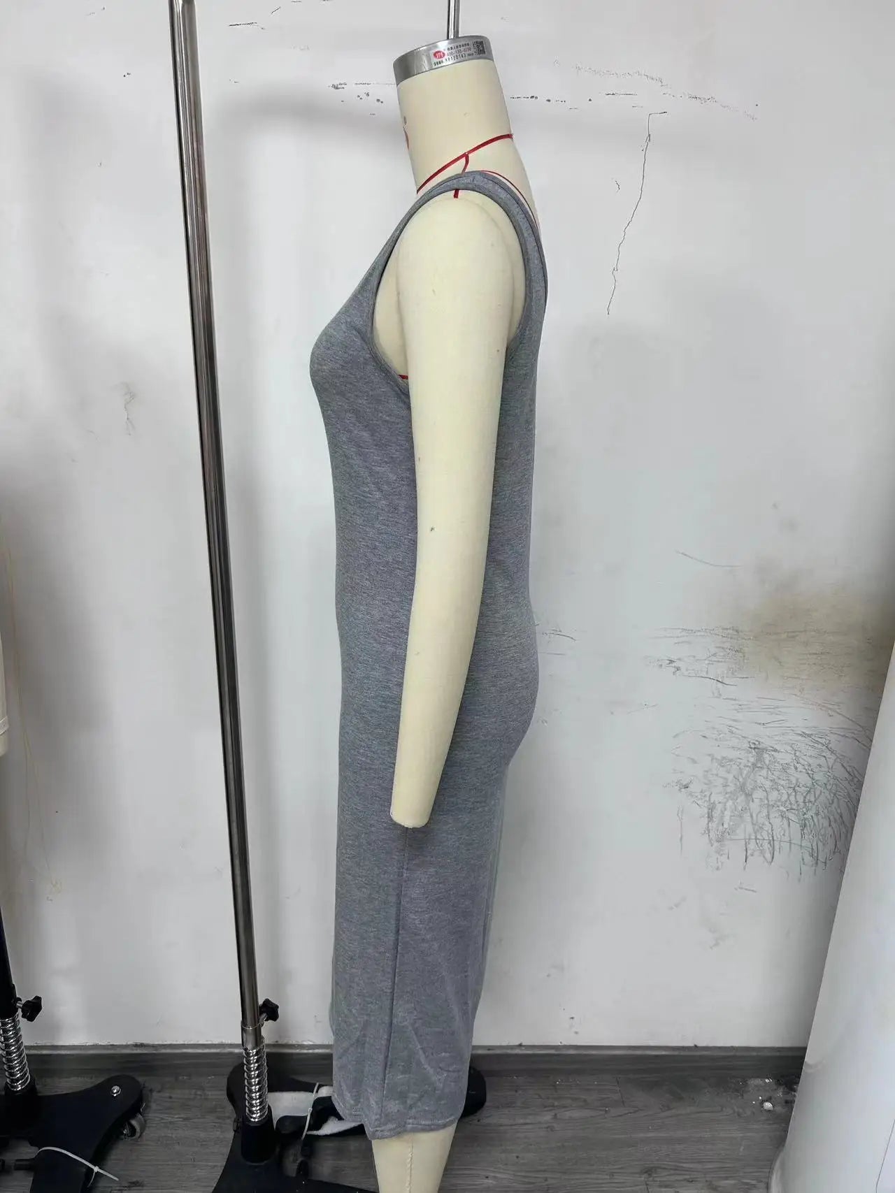 Sporty Slim Fit V-Neck Hooded Sweater Long Dress with Short Top- 2 Prices Set