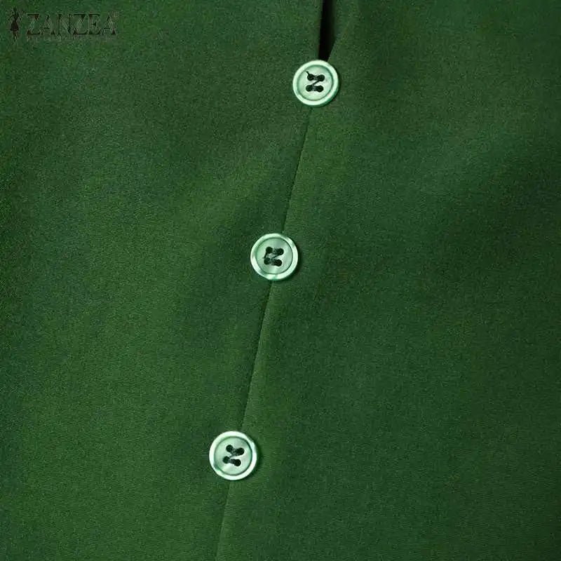 Elegant Leisure Retro V Neck Sleeveless Button Down MidI  Dress