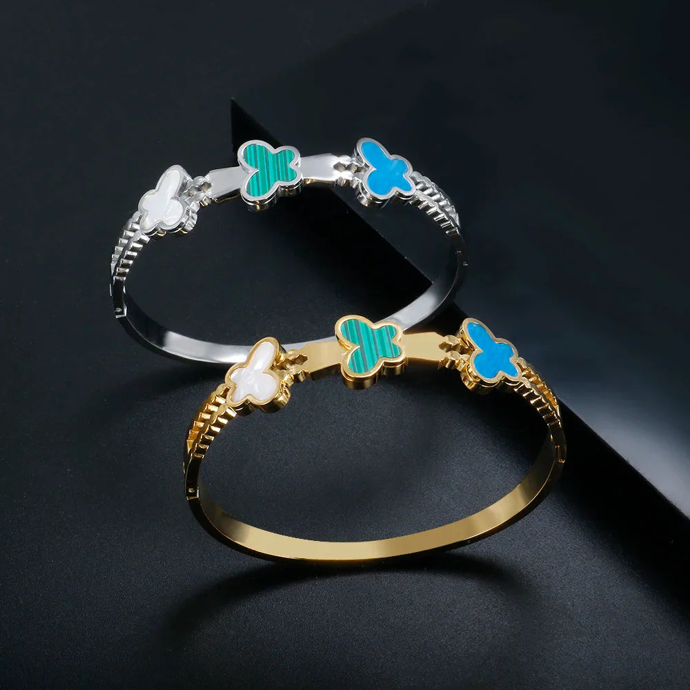 Exquisite Retro Butterfly Bracelet Bangles