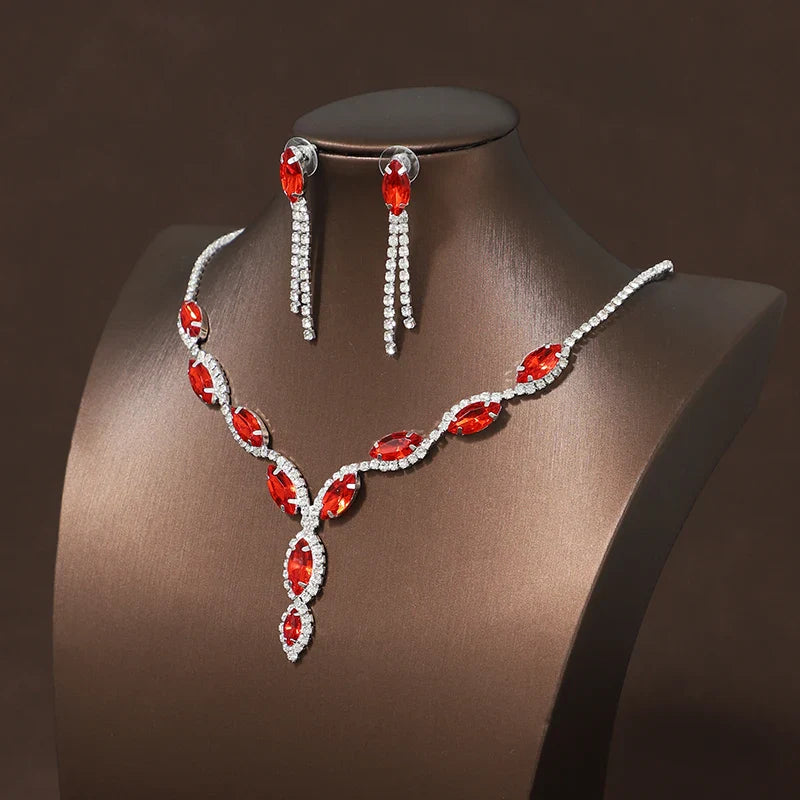 Exquisite European Style Necklace & Earring Set