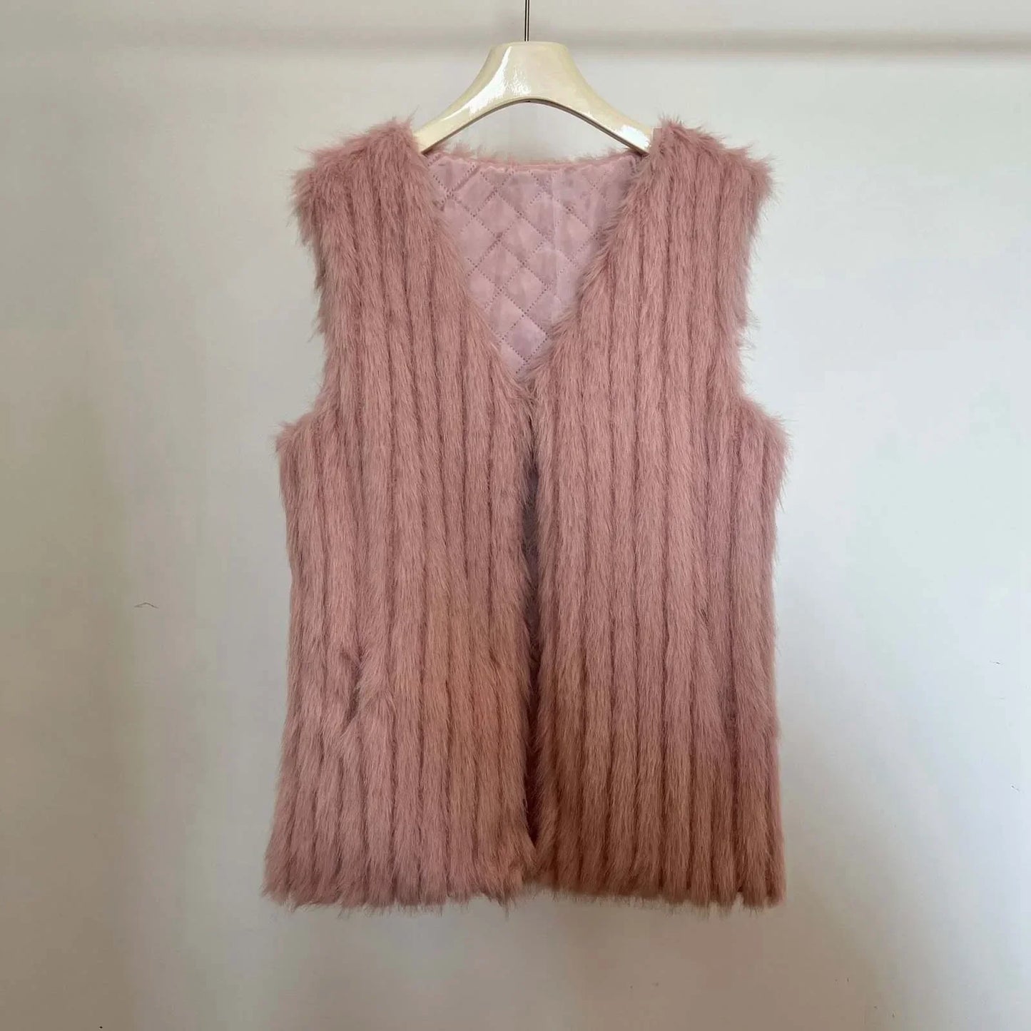 Fur Vest  Imitation Fox Sleeveless  Vest