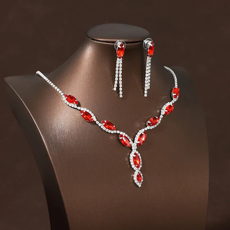 Exquisite European Style Necklace & Earring Set