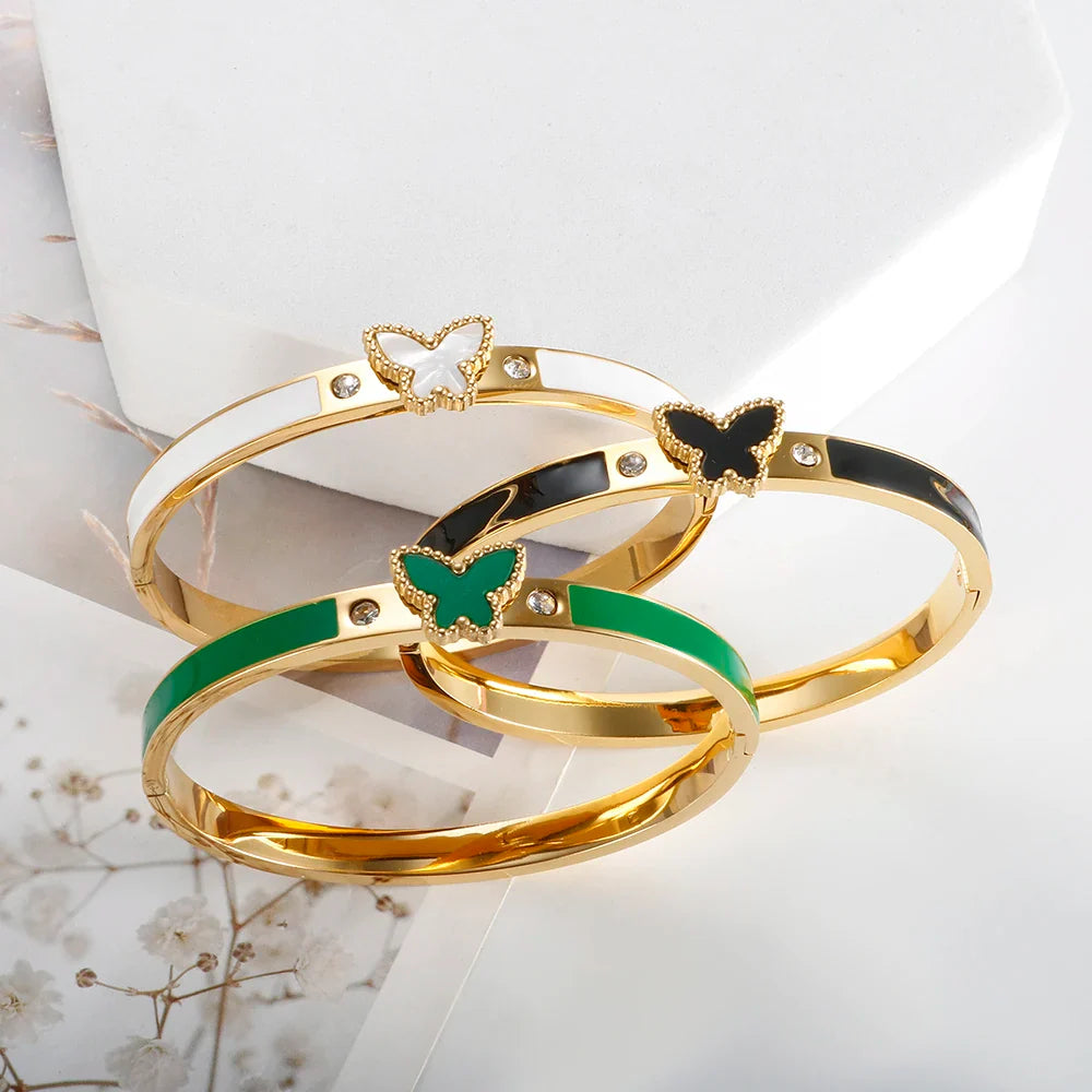Exquisite Retro Butterfly Bracelet Bangles