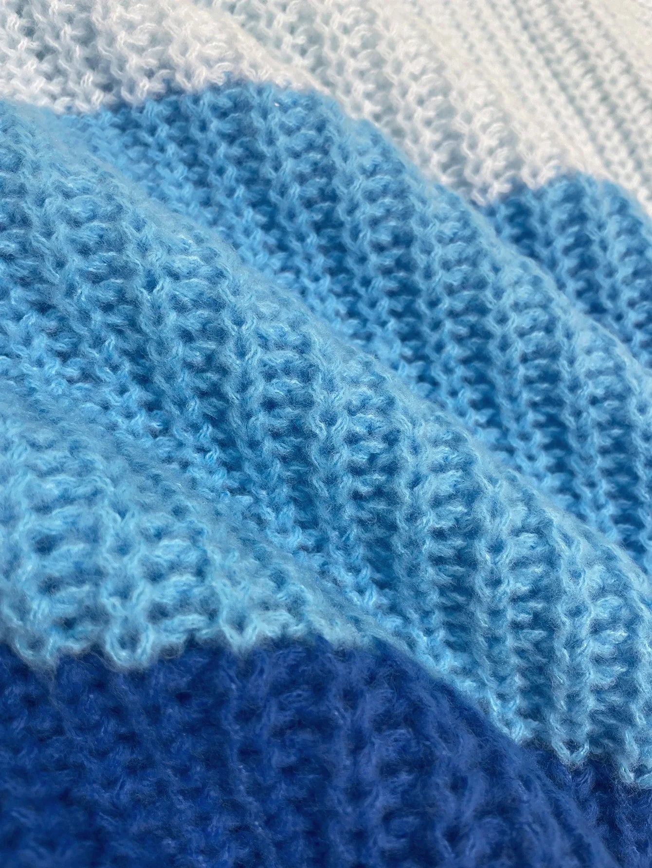 Off-The-Shoulde Color Contrast Batwing Sleeve Pullover Sweater