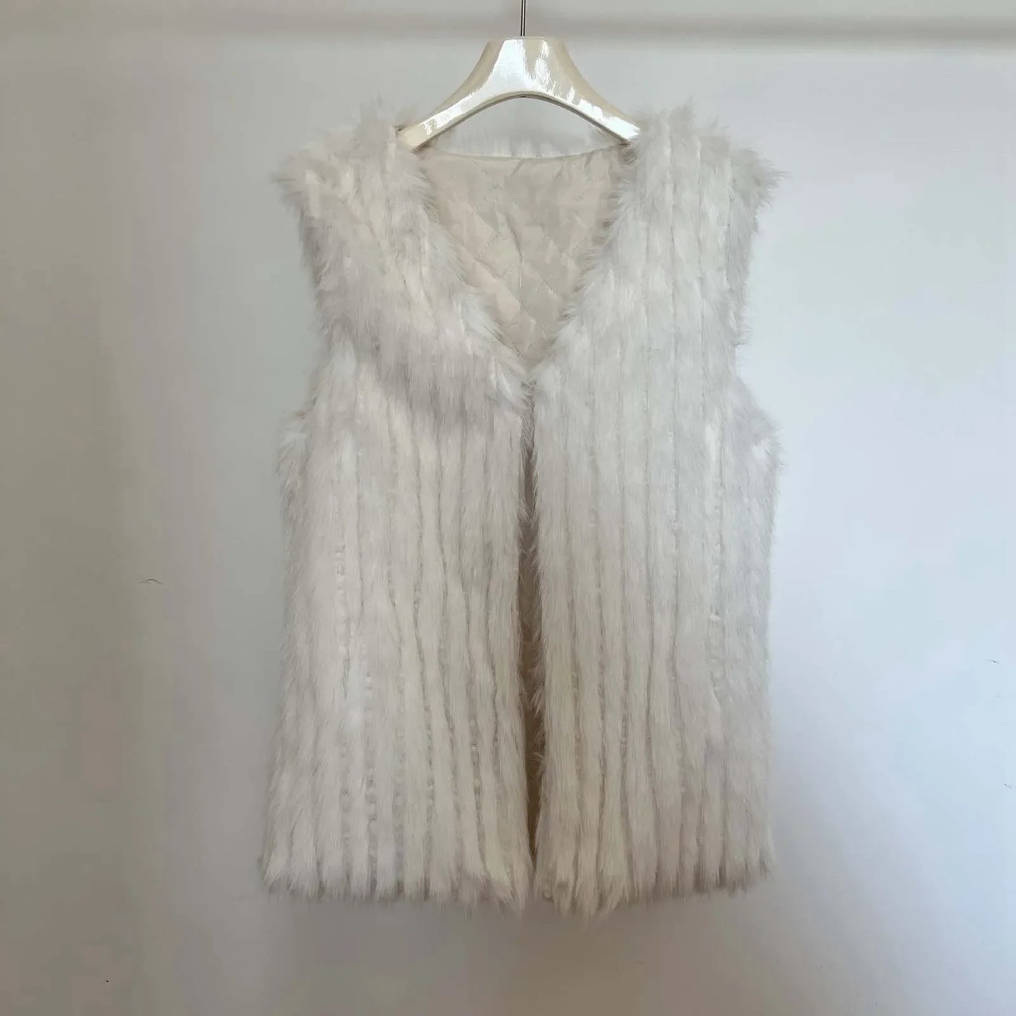 Fur Vest  Imitation Fox Sleeveless  Vest