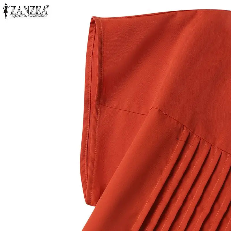 Styling Secret Short Sleeve Pleated Midi Dress