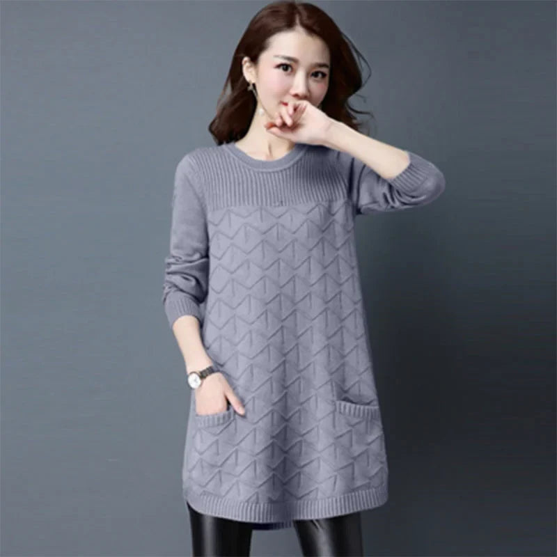 Winter Long Sweater Pullover