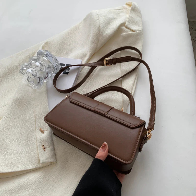 Vintage Square Satchel Shoulder Bags