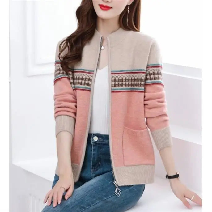 Country Western Style Retro  Casual Jacket Zipper Cardigan