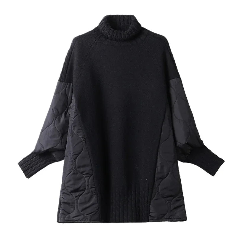 Trendy Knit Top Sweater with  Long Sleeves