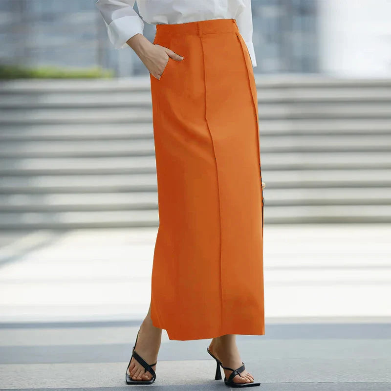 Office Lady Oversized Elegant Summer Long Skirts Office Lady Oversized Elegant Summer Long Skirts