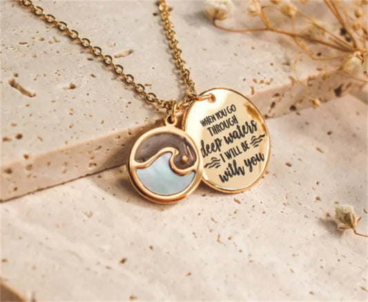 Fashion Faith Mustard Seed Necklace with Bible Verse