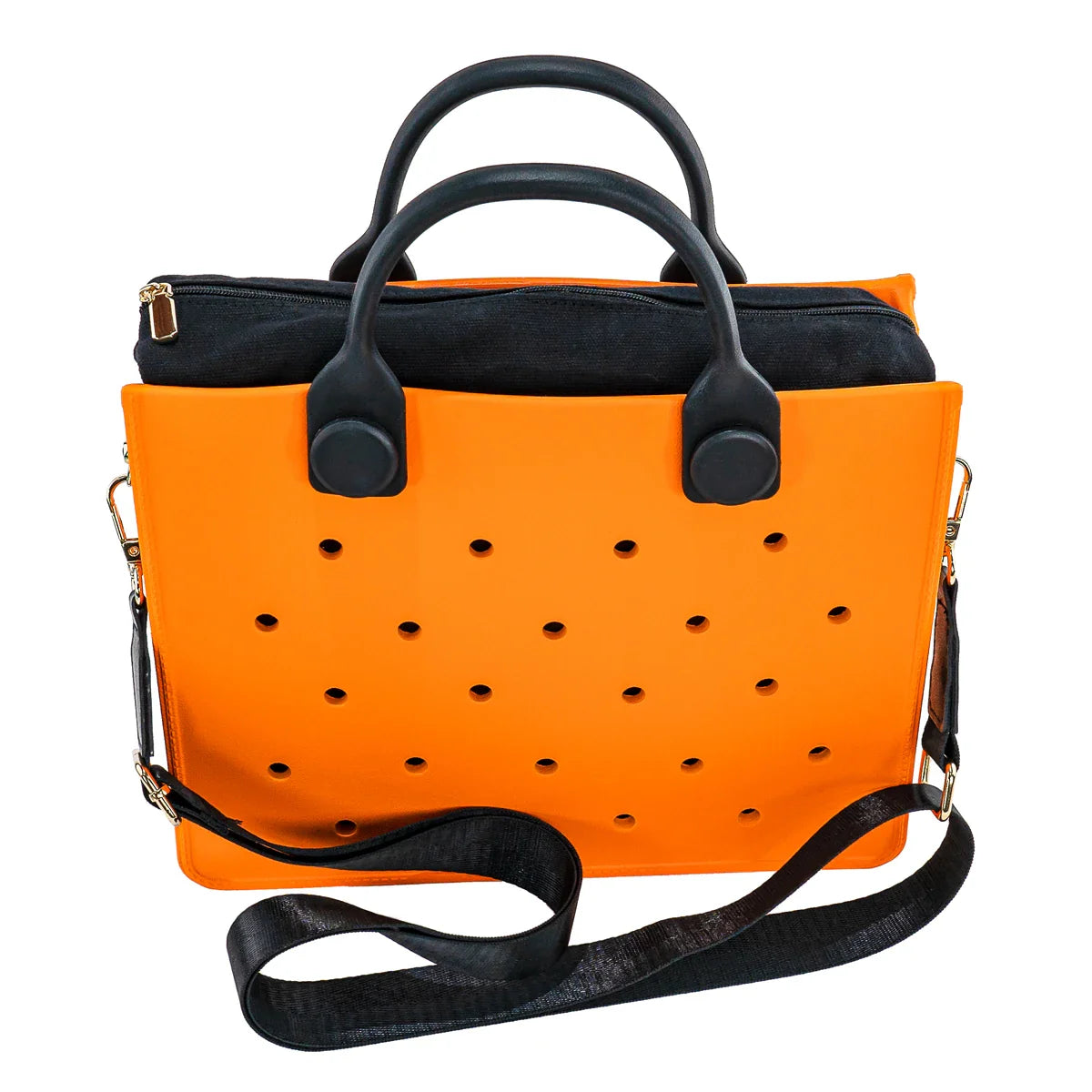 New! Charms Style Bogg Bag Hole Punched Lightweight Tote Bag - Variety of Colors - Mix and Match!