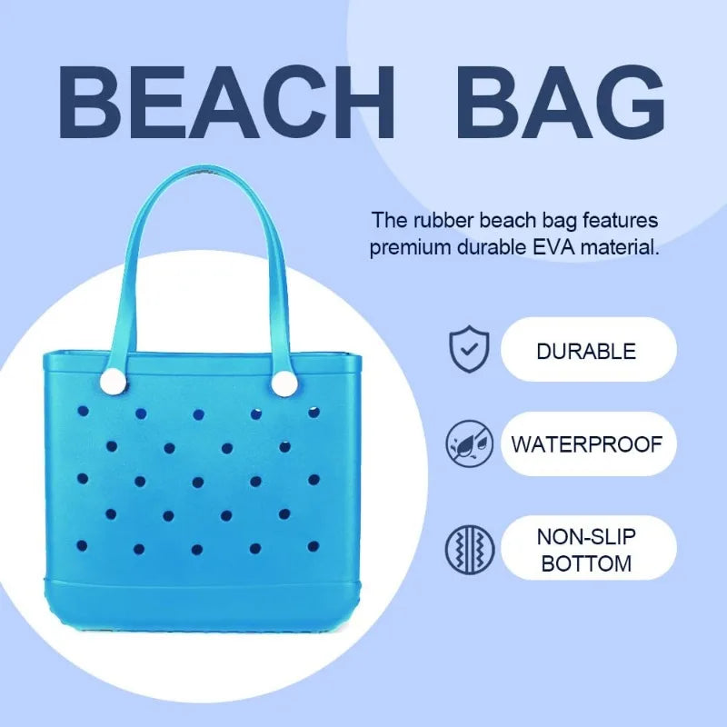 Summer Large Bogg Style Beach Bag Waterproof