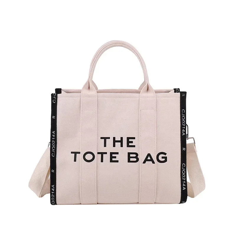 The Tote Bag, Trendy Canvas Handbag.
