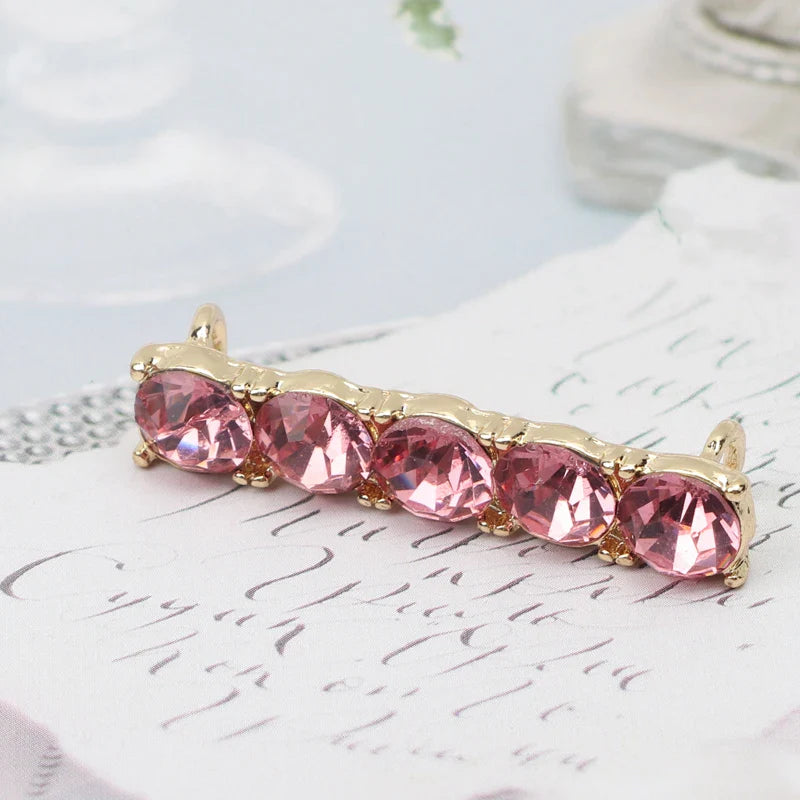 Diamond Decorative Sneakers Shoelaces 1 Piece Shoe Clips